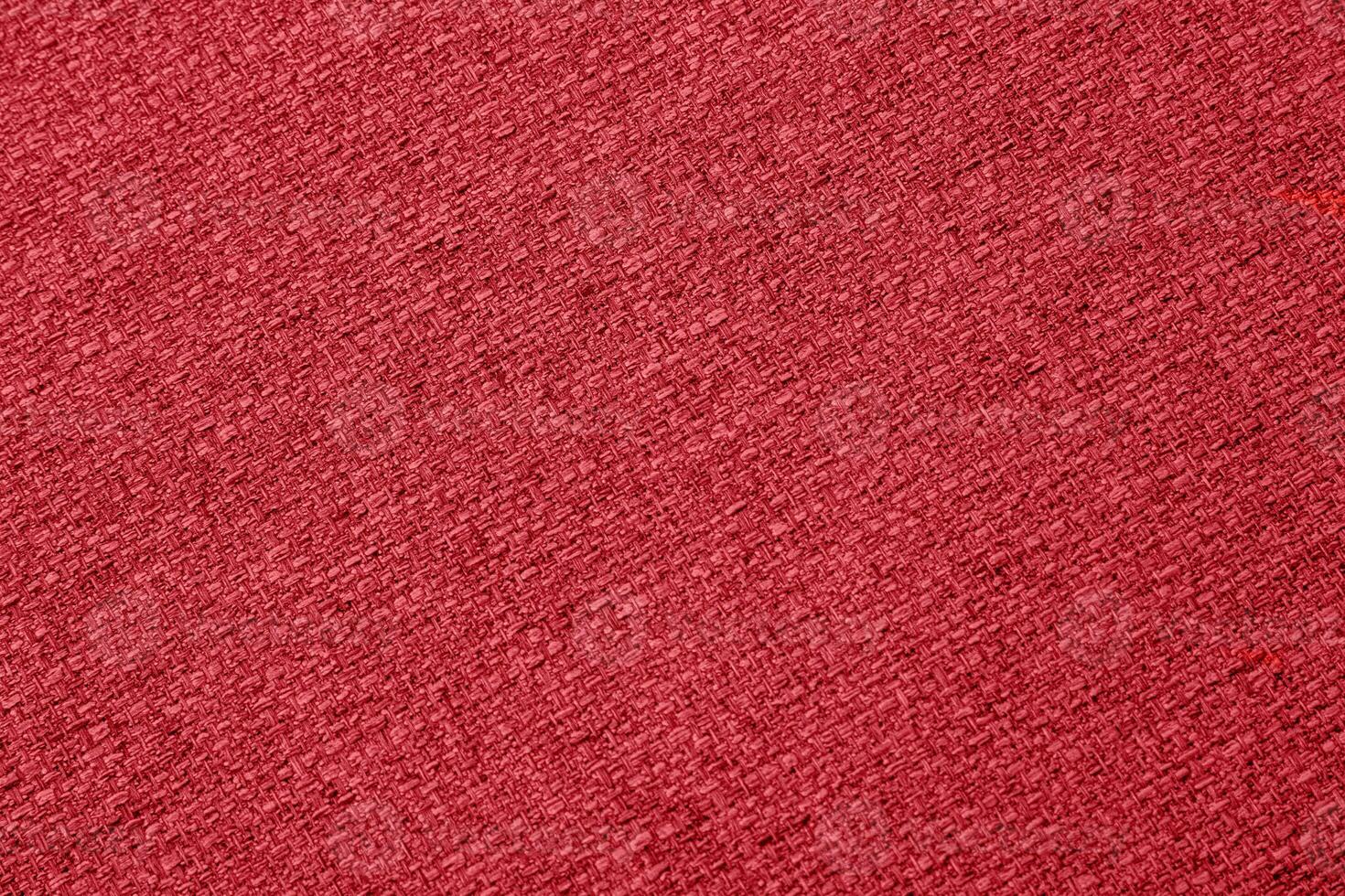 red background fabric texture macro photo