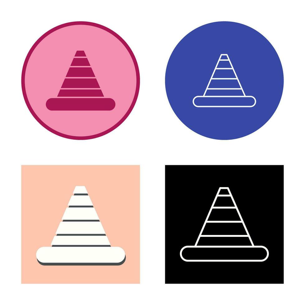 Traffic Cone Vector Icon 34477310 Vector Art at Vecteezy