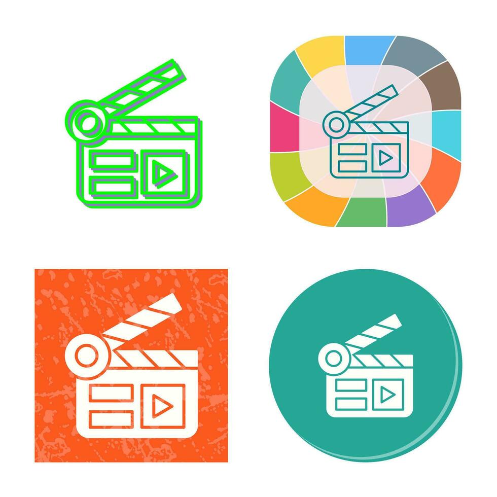 Clapper Board Vector Icon