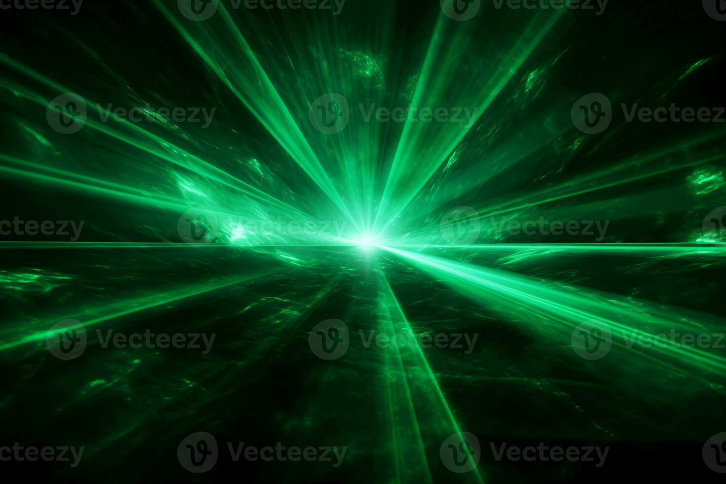 Laser green beams. Generate ai photo