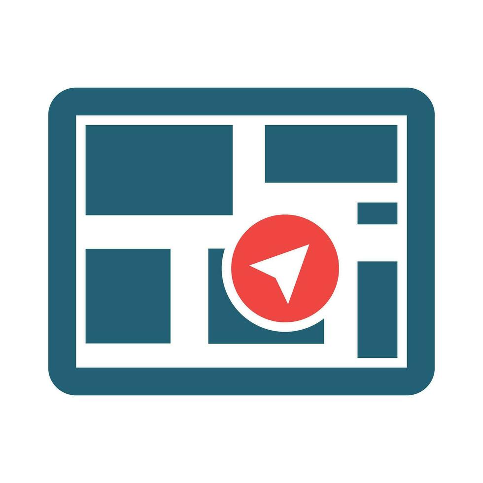 Street View Vector Glyph Two Color Icon For Personal And Commercial Use.