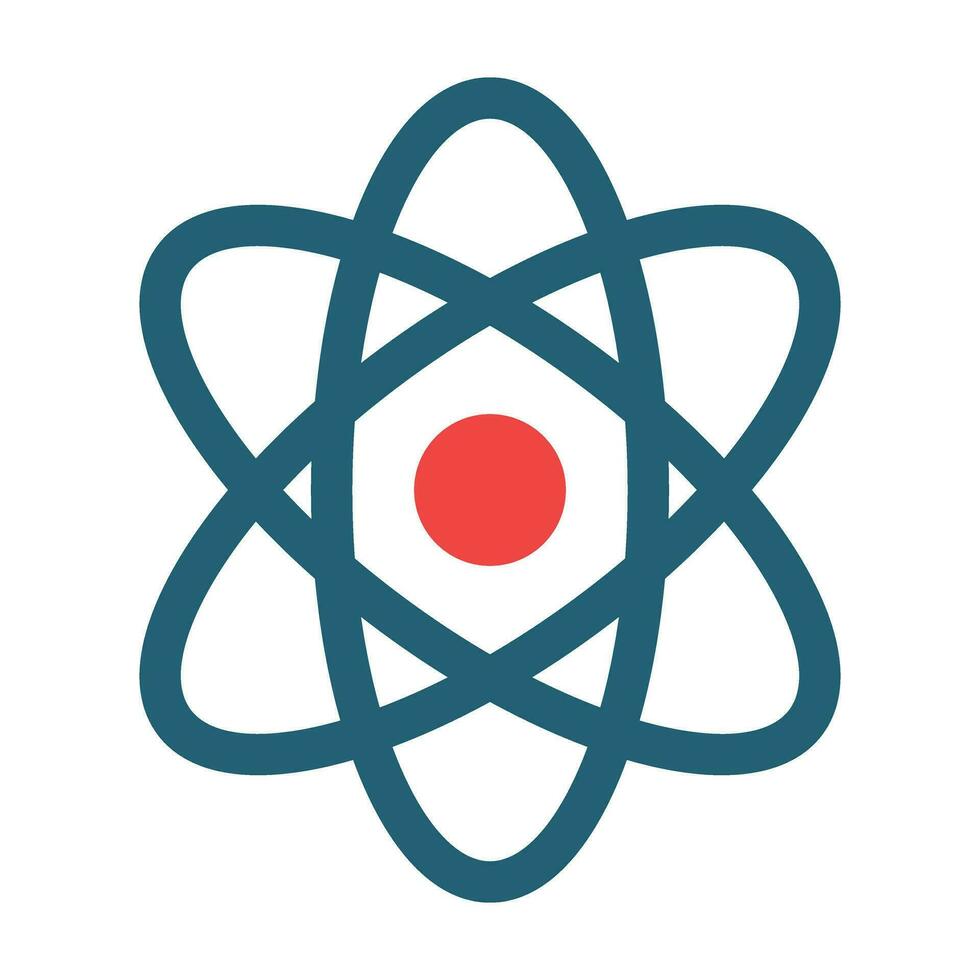 Quantum Dot Vector Glyph Two Color Icon For Personal And Commercial Use.