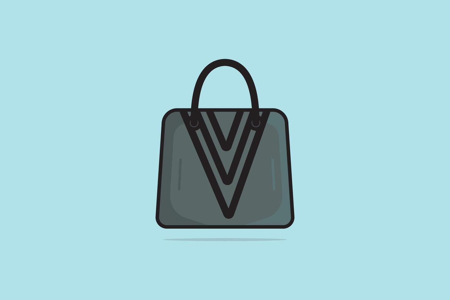 lustroso brillante vistoso mujer bolso diseño para Moda vector ilustración. belleza Moda objetos icono concepto. de moda plano muchachas fiesta bolso vector diseño.