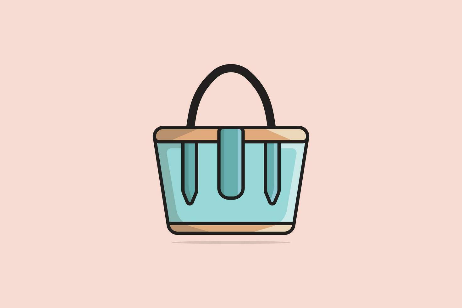 muchachas hermosa bolso o bolso vector ilustración. belleza Moda objetos icono concepto. nuevo llegada mujer fiesta bolso vector diseño. mujer Moda joyería accesorios vector diseño.