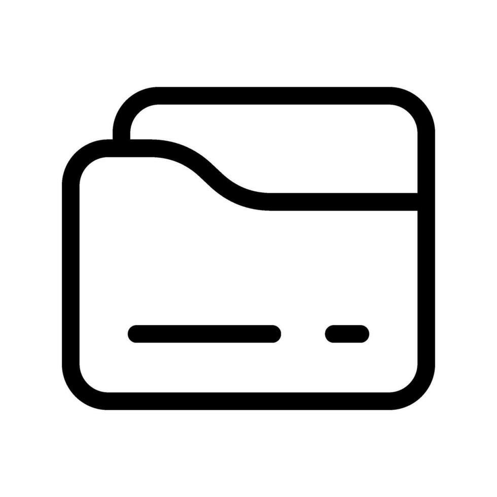 Folder Icon Vector Symbol Design Illustration
