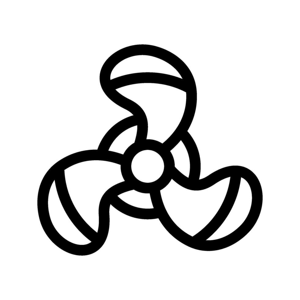 Fan Icon Vector Symbol Design Illustration