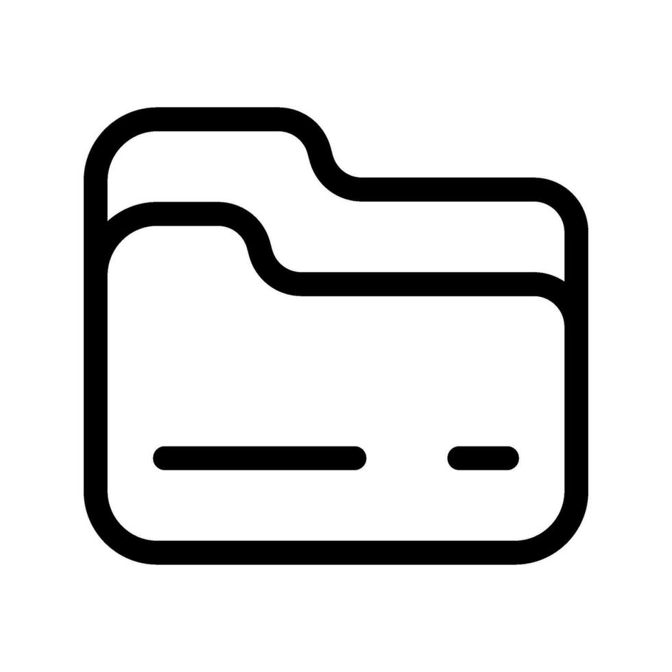 Folder Icon Vector Symbol Design Illustration