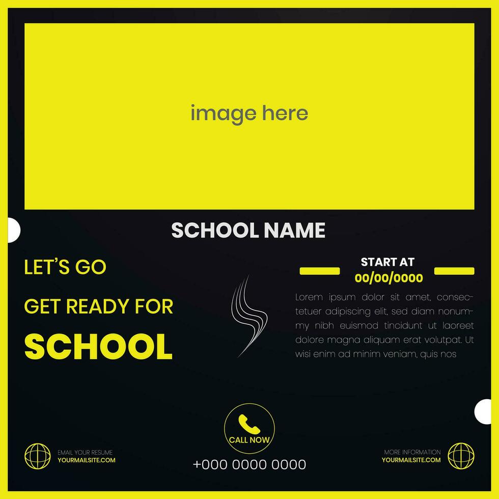 Back to school vector design. Back to school text in chalkboard element with light bulb and pen educational elements. Vector illustration back to school concept.