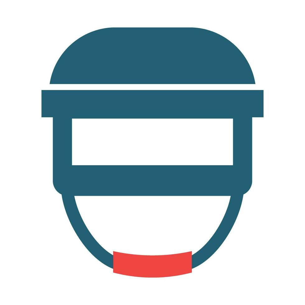 Headgear Vector Glyph Two Color Icon For Personal And Commercial Use.