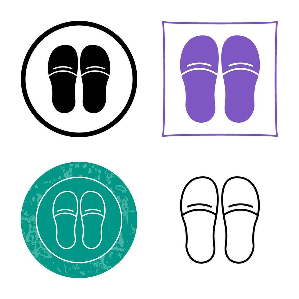 Slippers Vector Icon