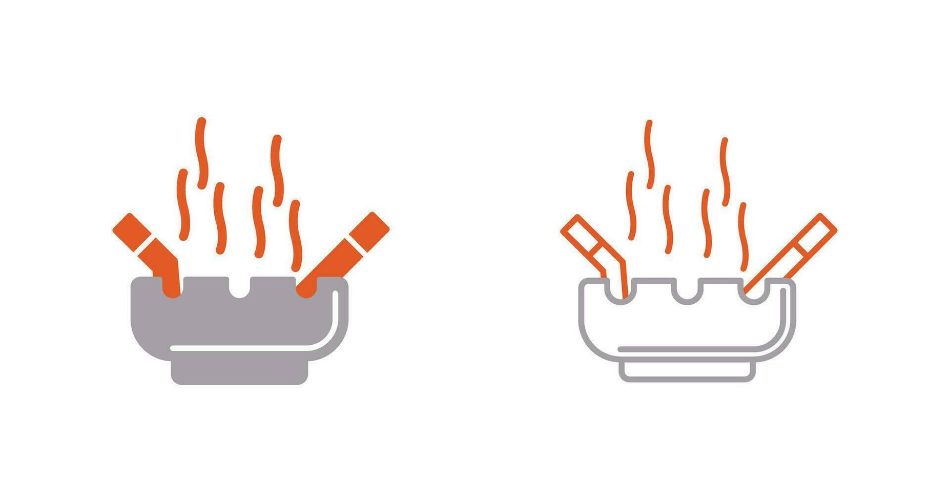 Ashtray Vector Icon