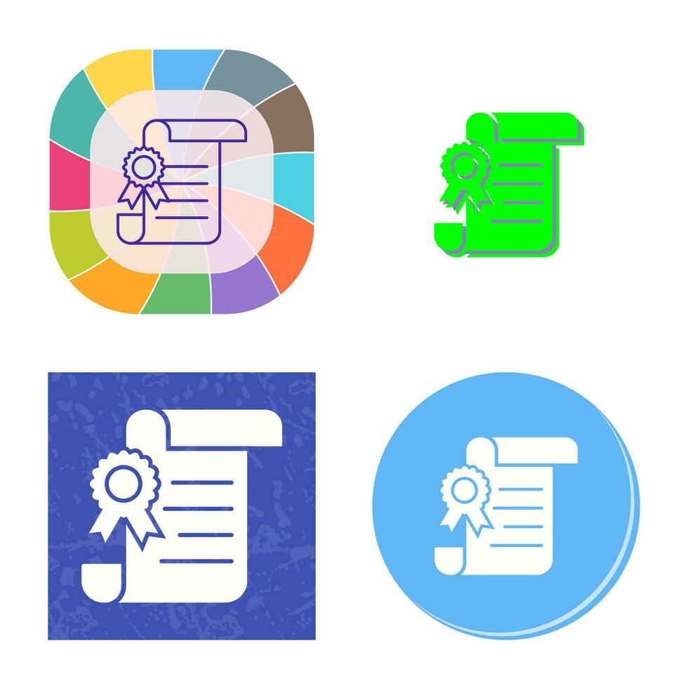 Legal Paper Vector Icon