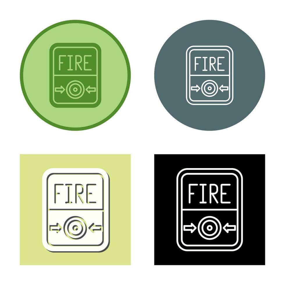 Fire Button Vector Icon