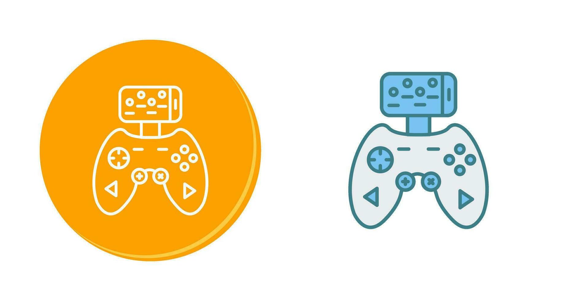 icono de vector de controlador de juego