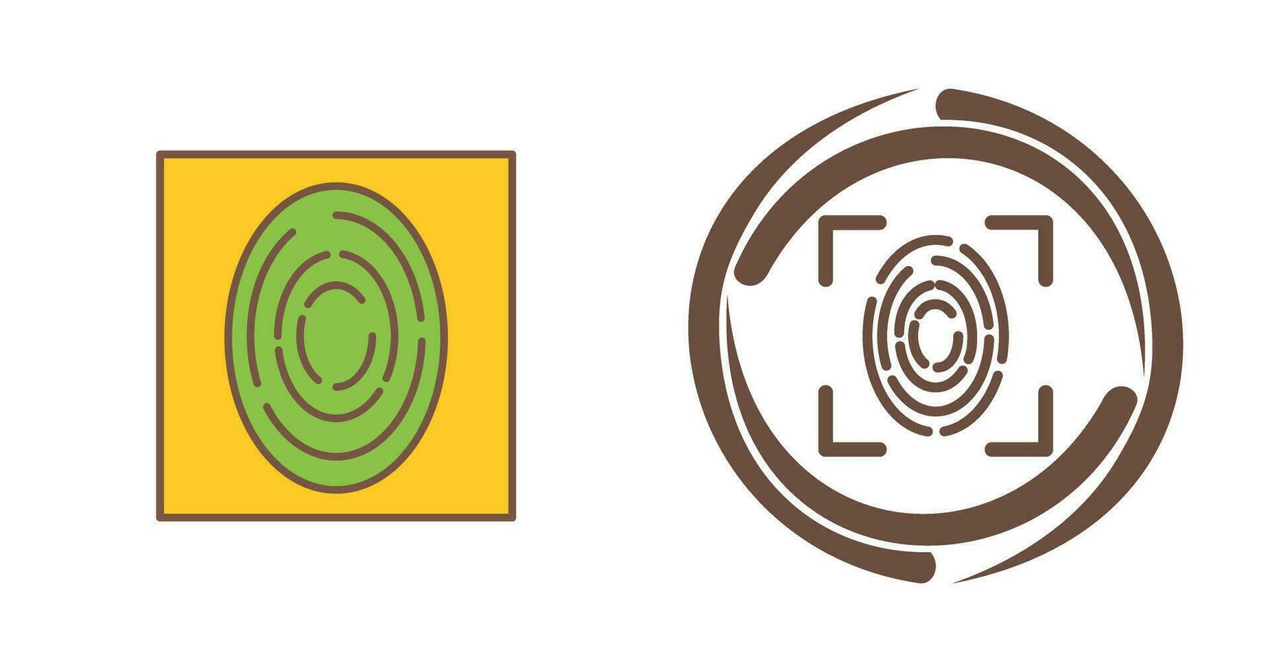 Fingerprint Vector Icon