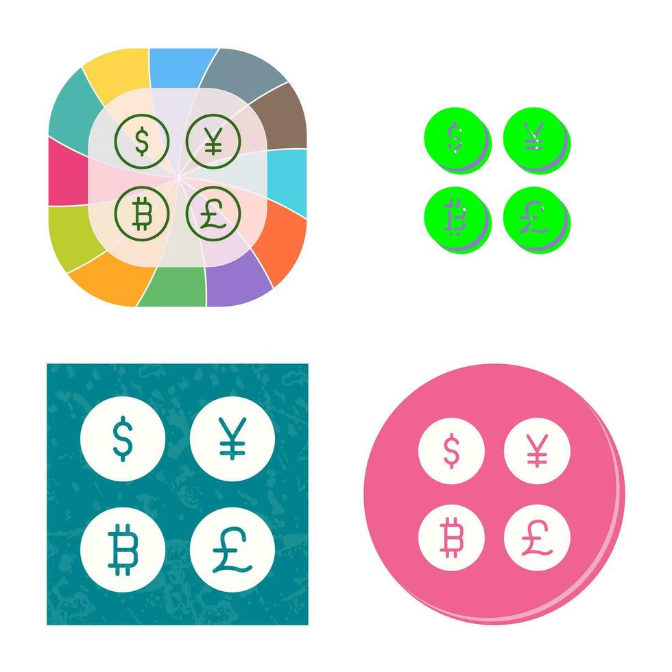 Currency Symbols Vector Icon