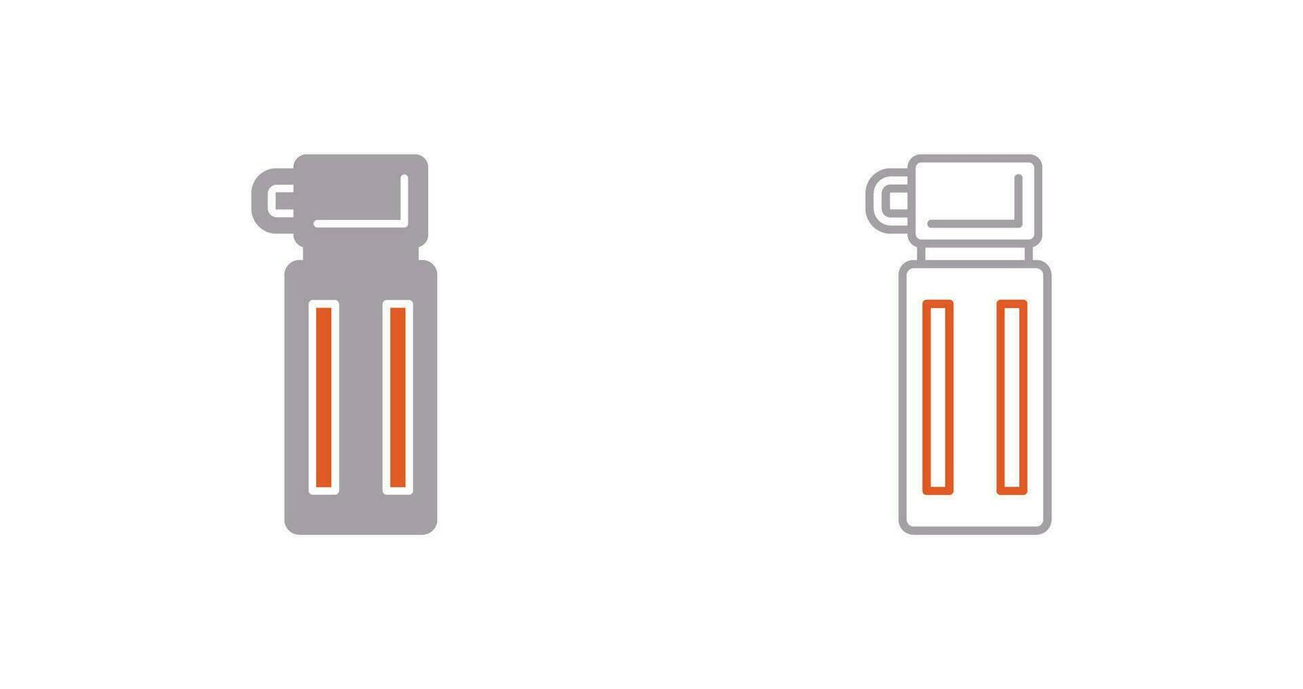 icono de vector de termo