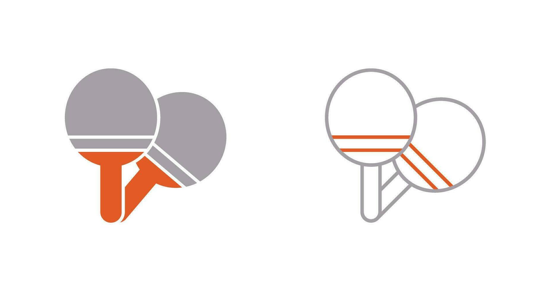 Ping Pong Vector Icon