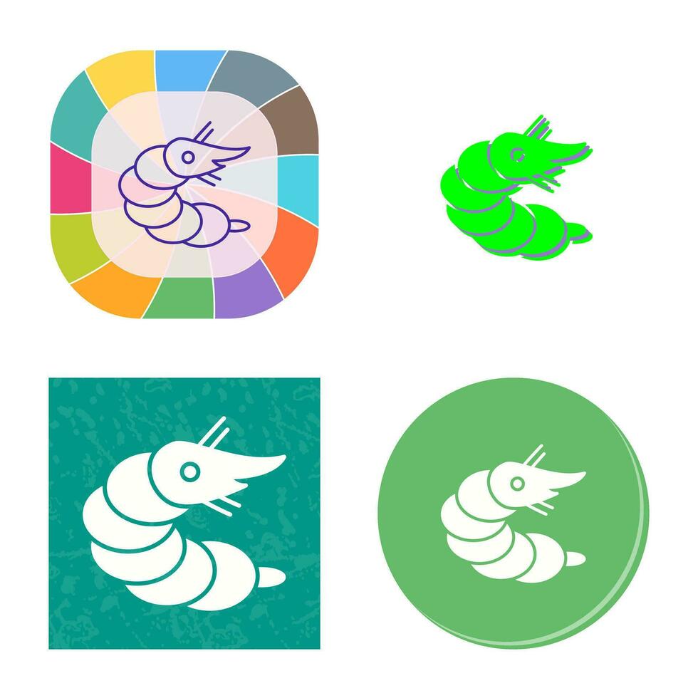 Shrimp Vector Icon