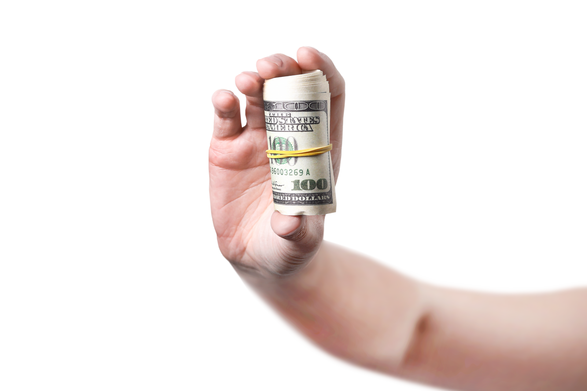 A Hand Shows A Roll Of Money Isolated On Png Transparent Background 100 a-hand-shows-a-roll-of-money-isolated-on-png-transparent-background-100