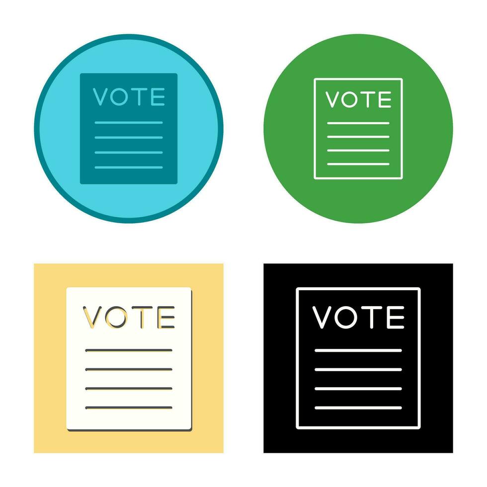 Vote Vector Icon