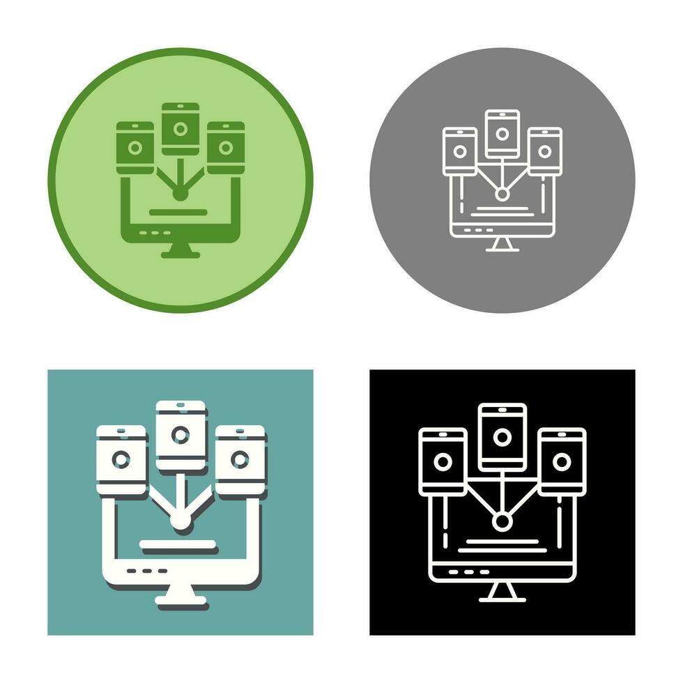 Computer Networks Vector Icon