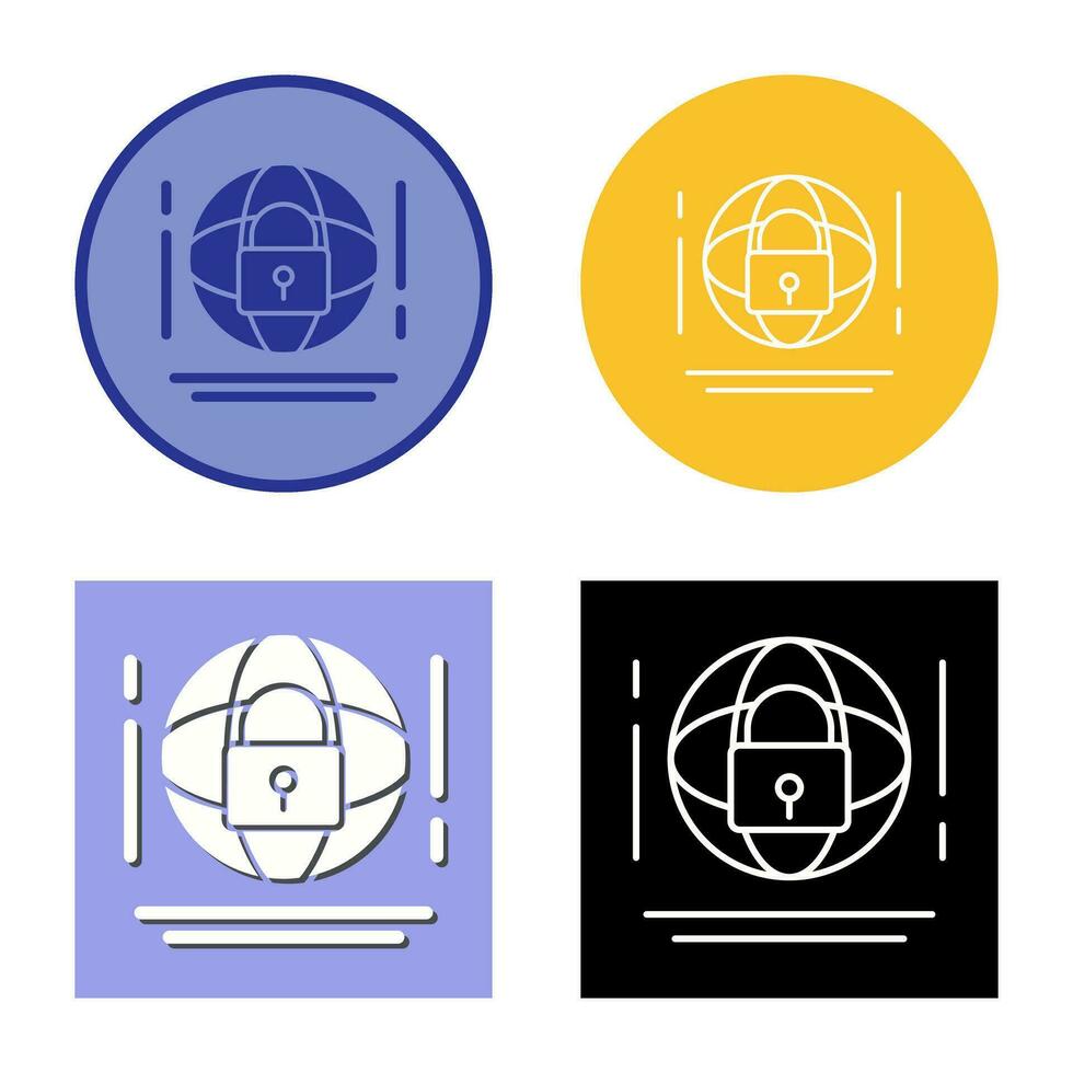 Internet Security Vector Icon
