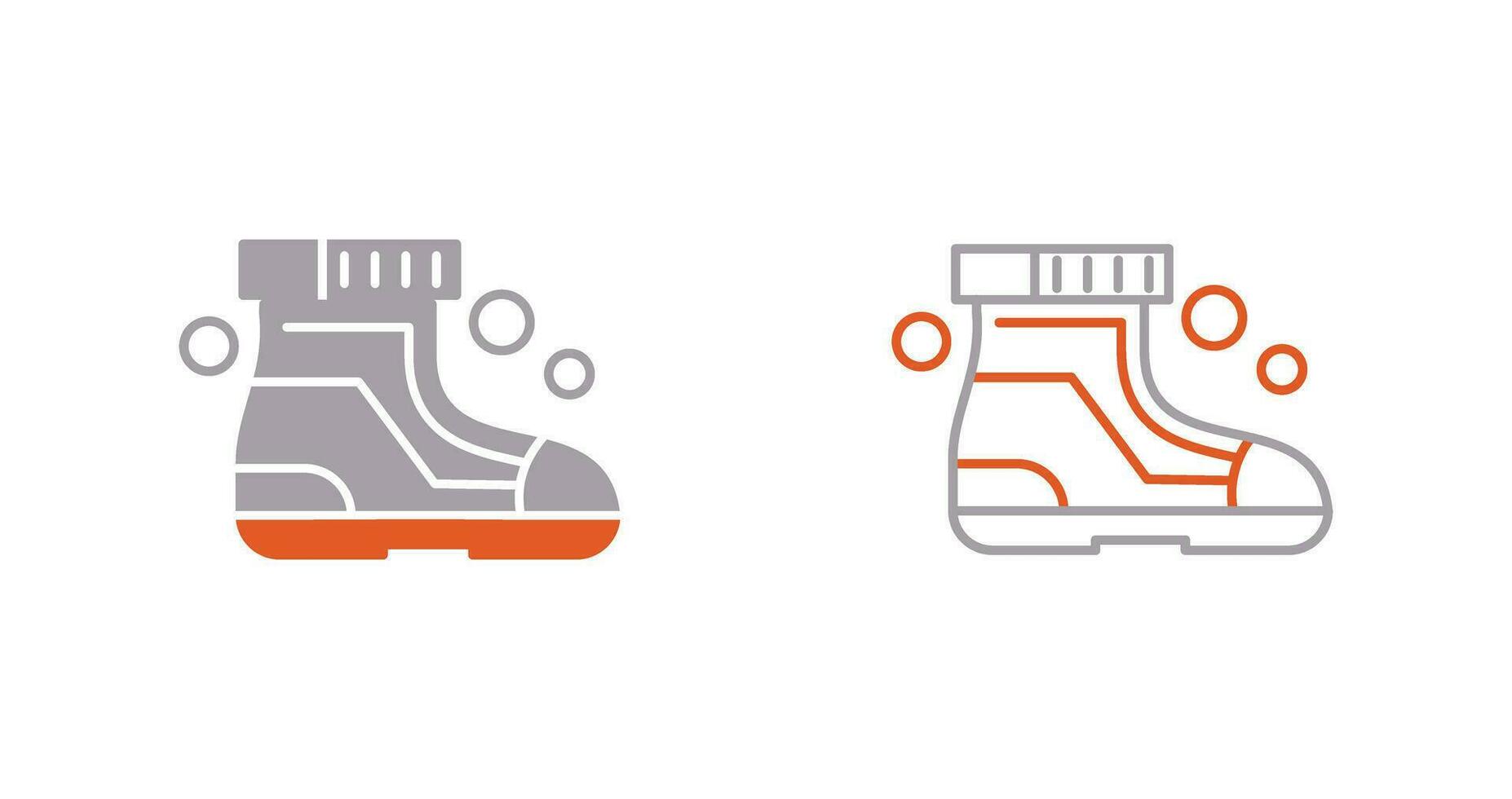 Ski Boots Vector Icon