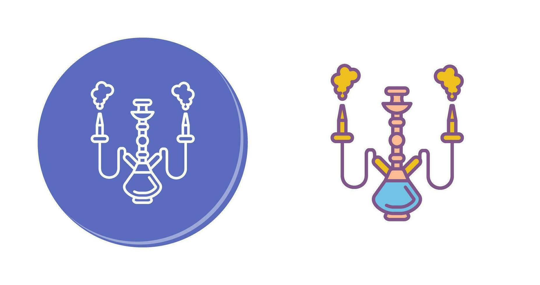 icono de vector de cachimba