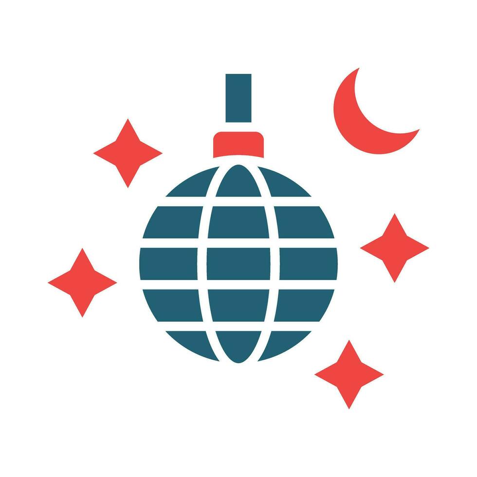 Nightlife Vector Glyph Two Color Icon For Personal And Commercial Use.