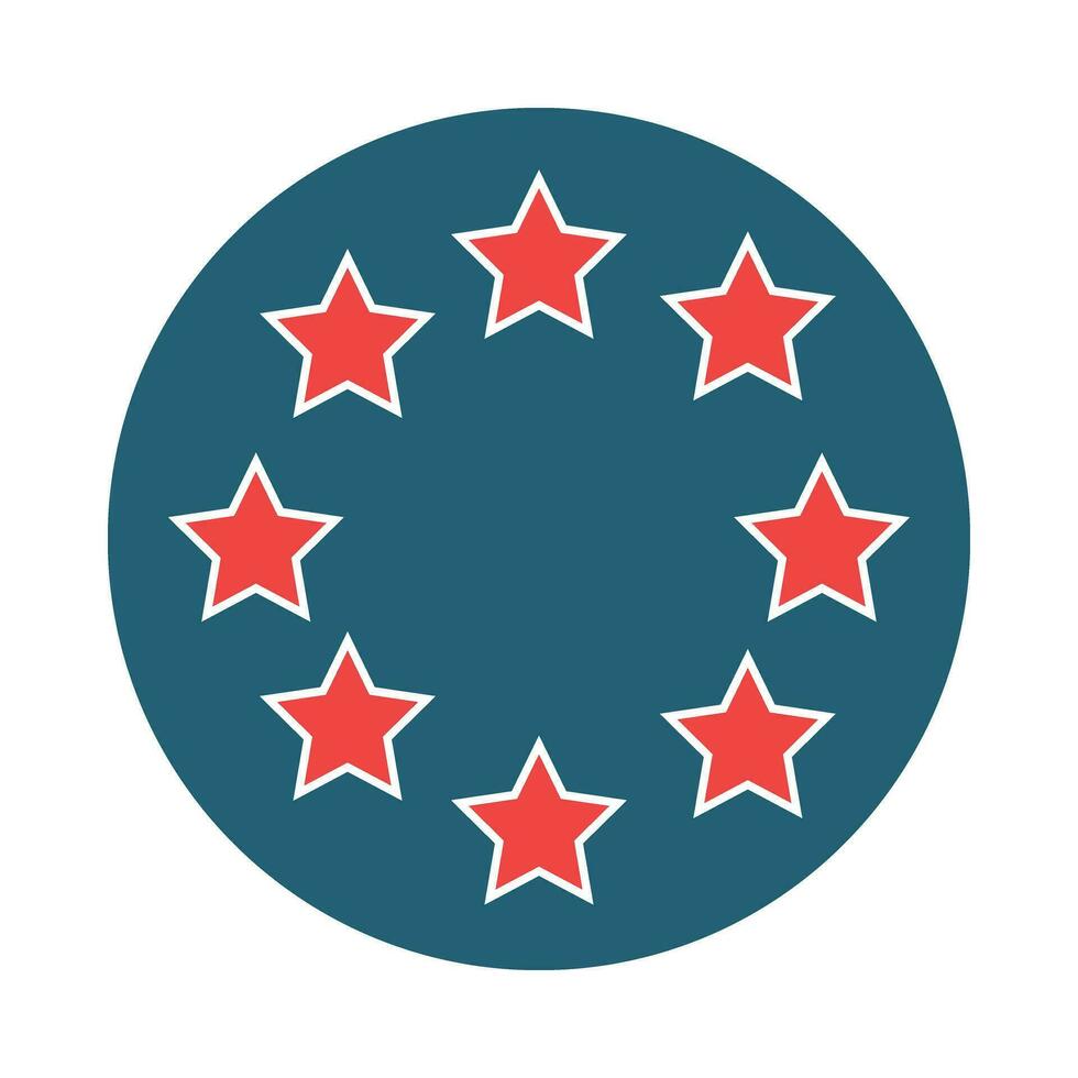 EU Vector Glyph Two Color Icon For Personal And Commercial Use.