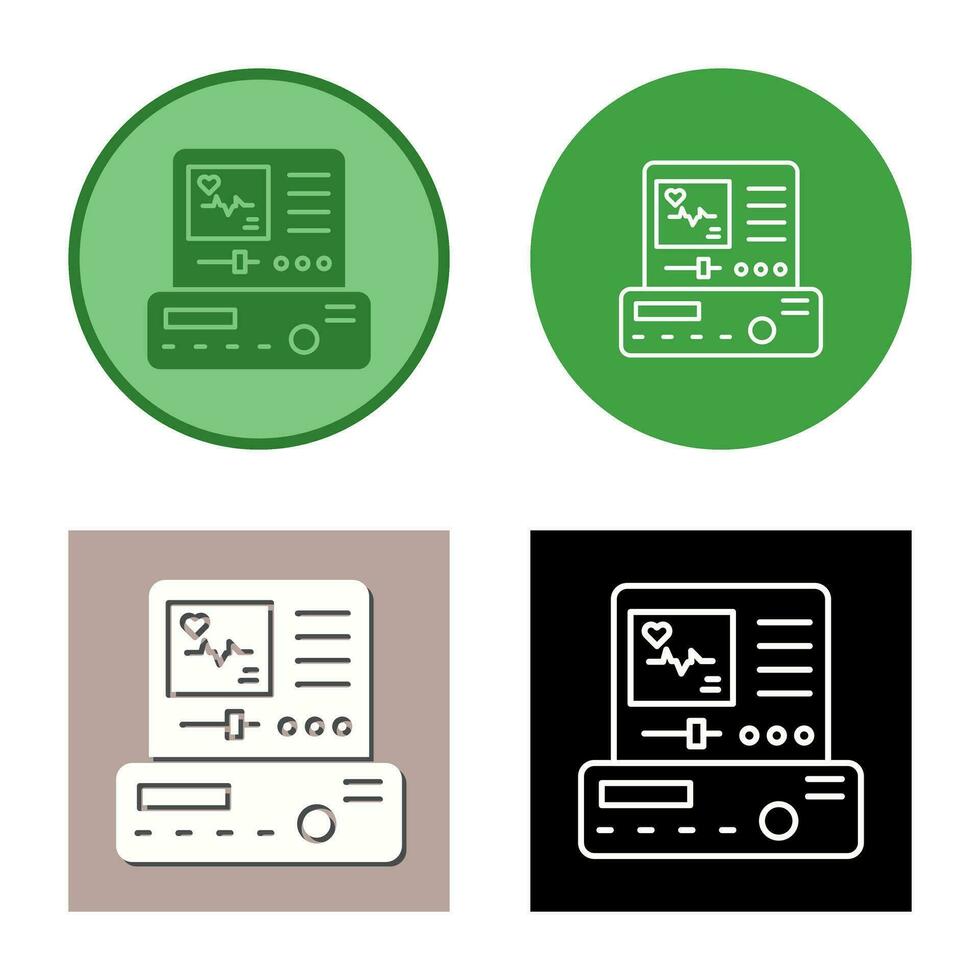 Electrocardiogram Vector Icon