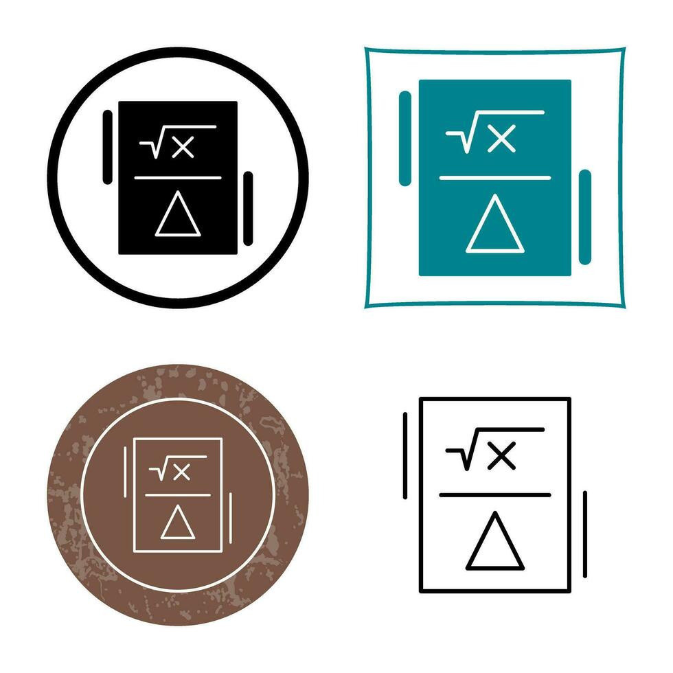Formula Vector Icon