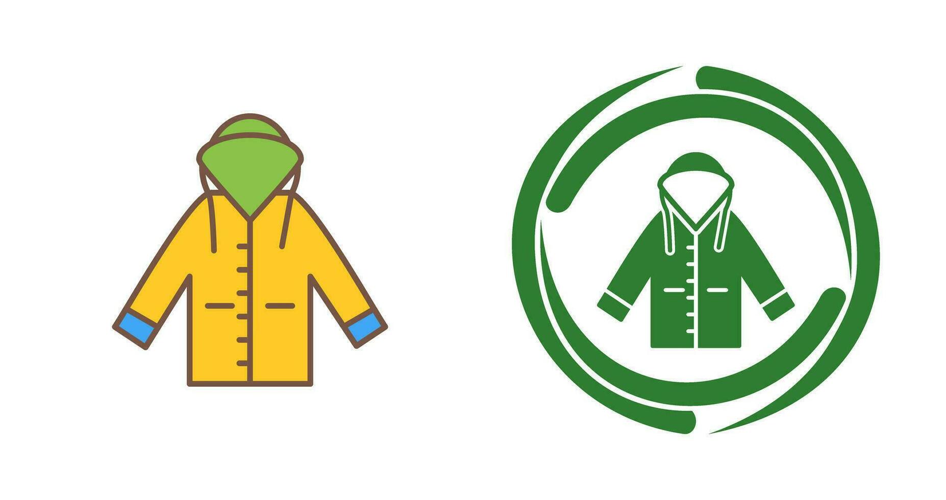 Raincoat Vector Icon