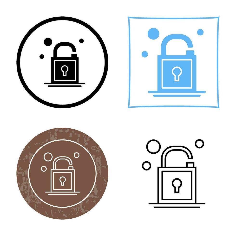 Open Lock Vector Icon