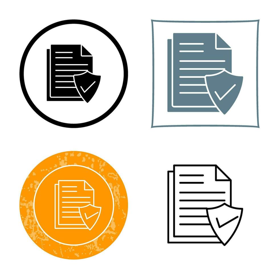 Valid Document Vector Icon