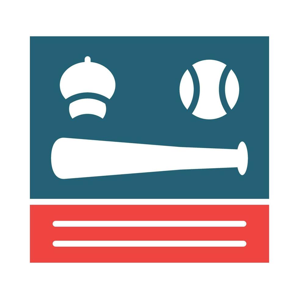 Baseball Hall Of Fame Vector Glyph Two Color Icon For Personal And Commercial Use.