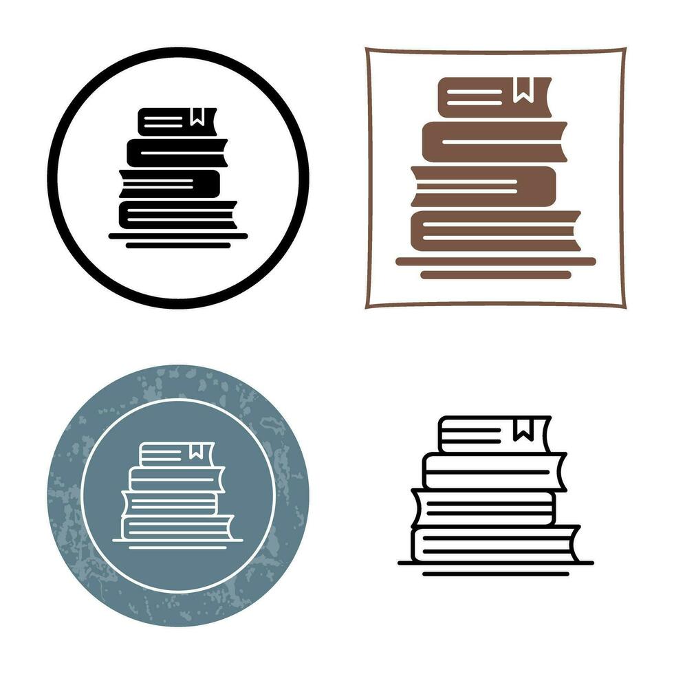 icono de vector de libros