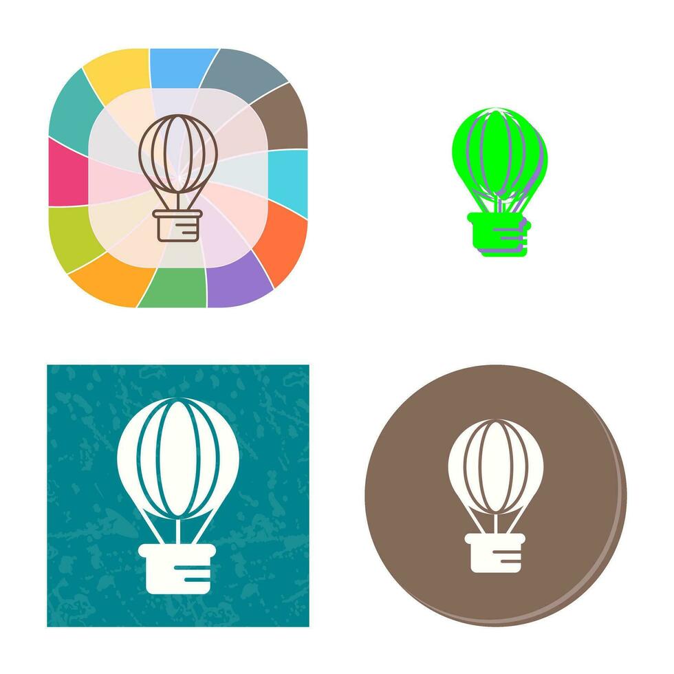 Hot Air Balloon Vector Icon