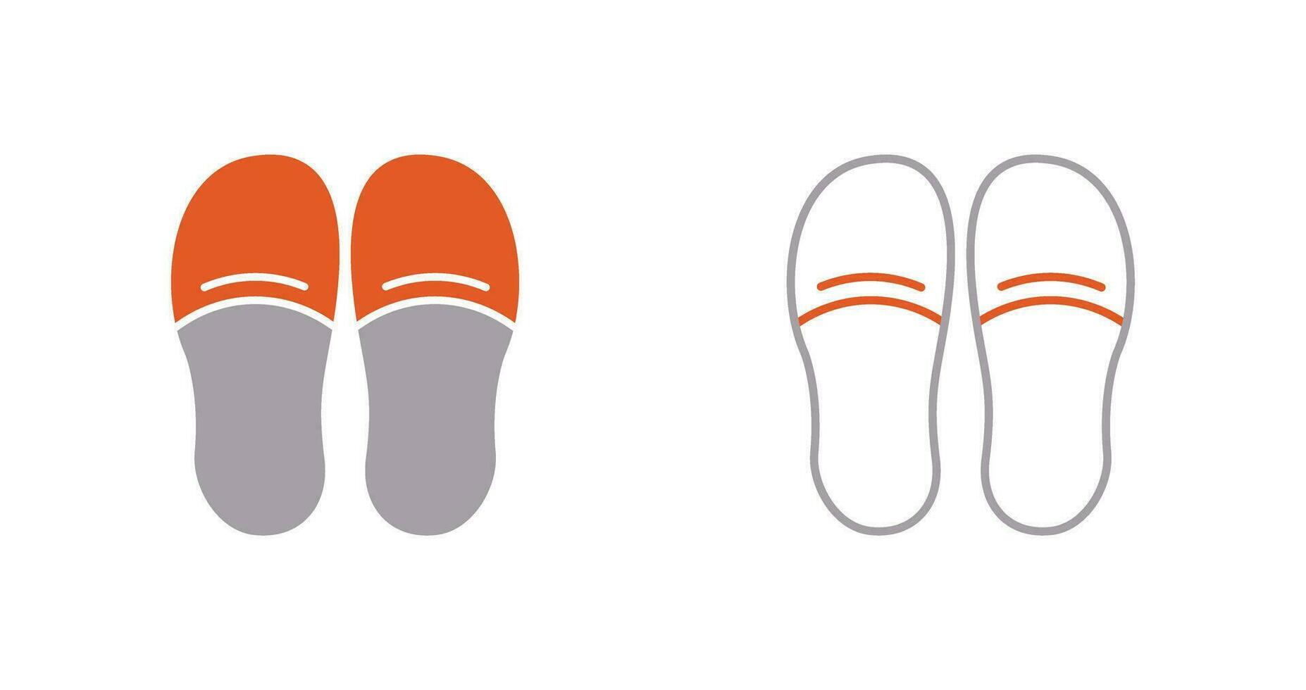 Slippers Vector Icon