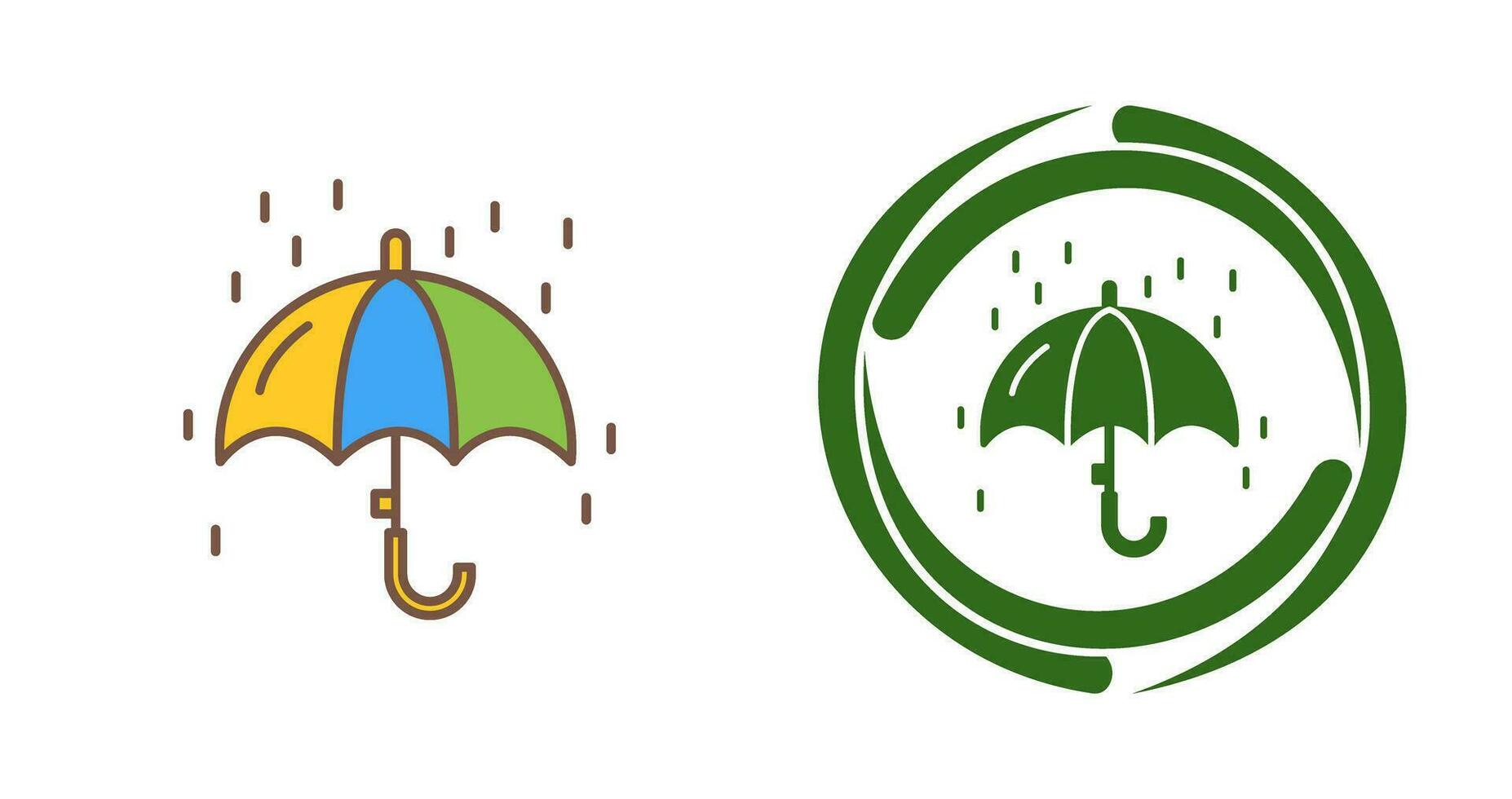 icono de vector de lluvia