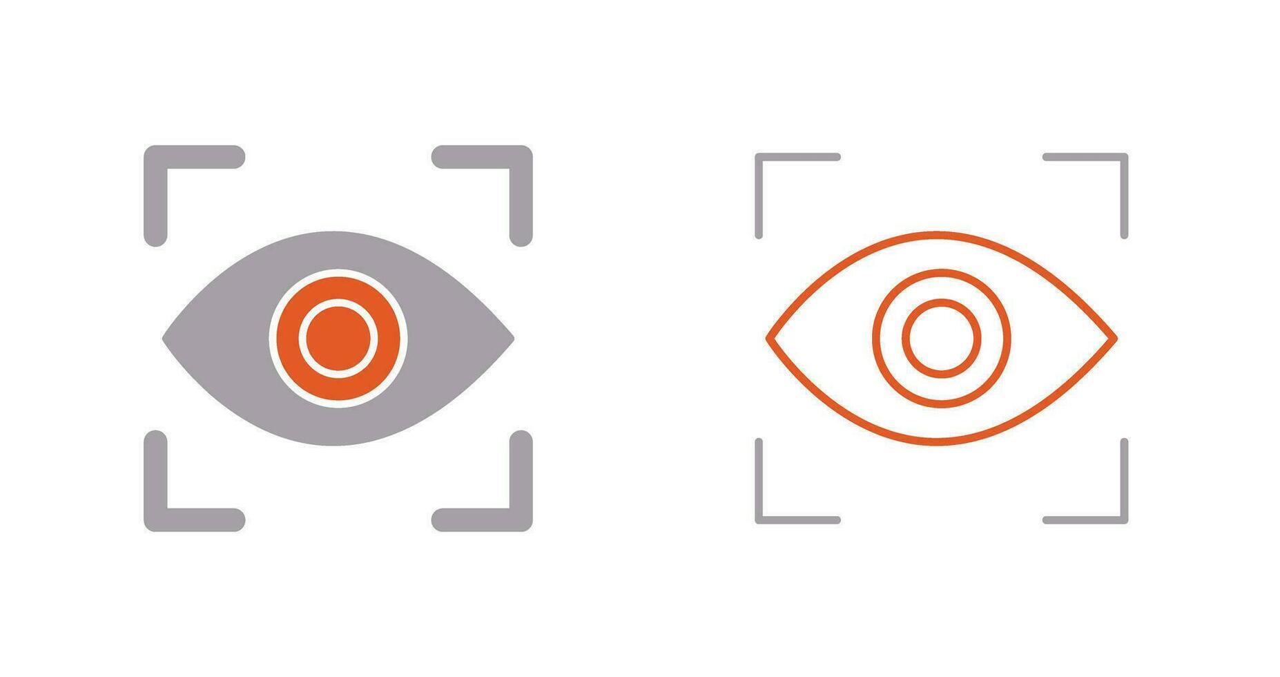 Eye Scan Vector Icon