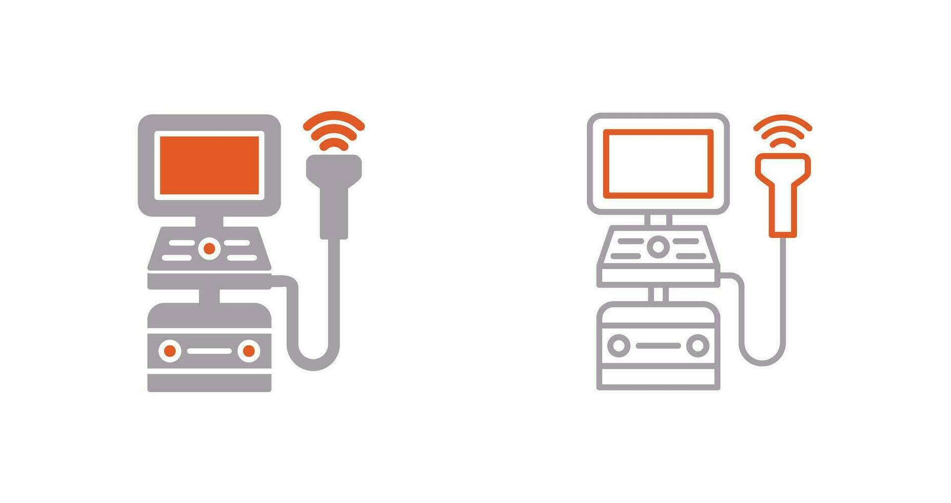 Ultrasound Machine Vector Icon