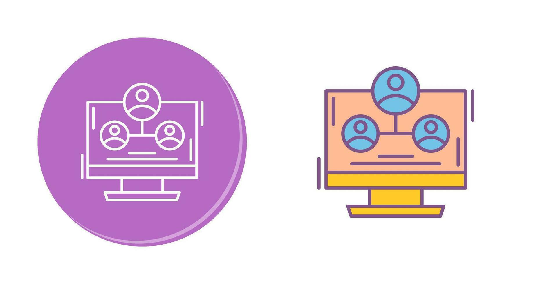 Hierarchy Structure Vector Icon