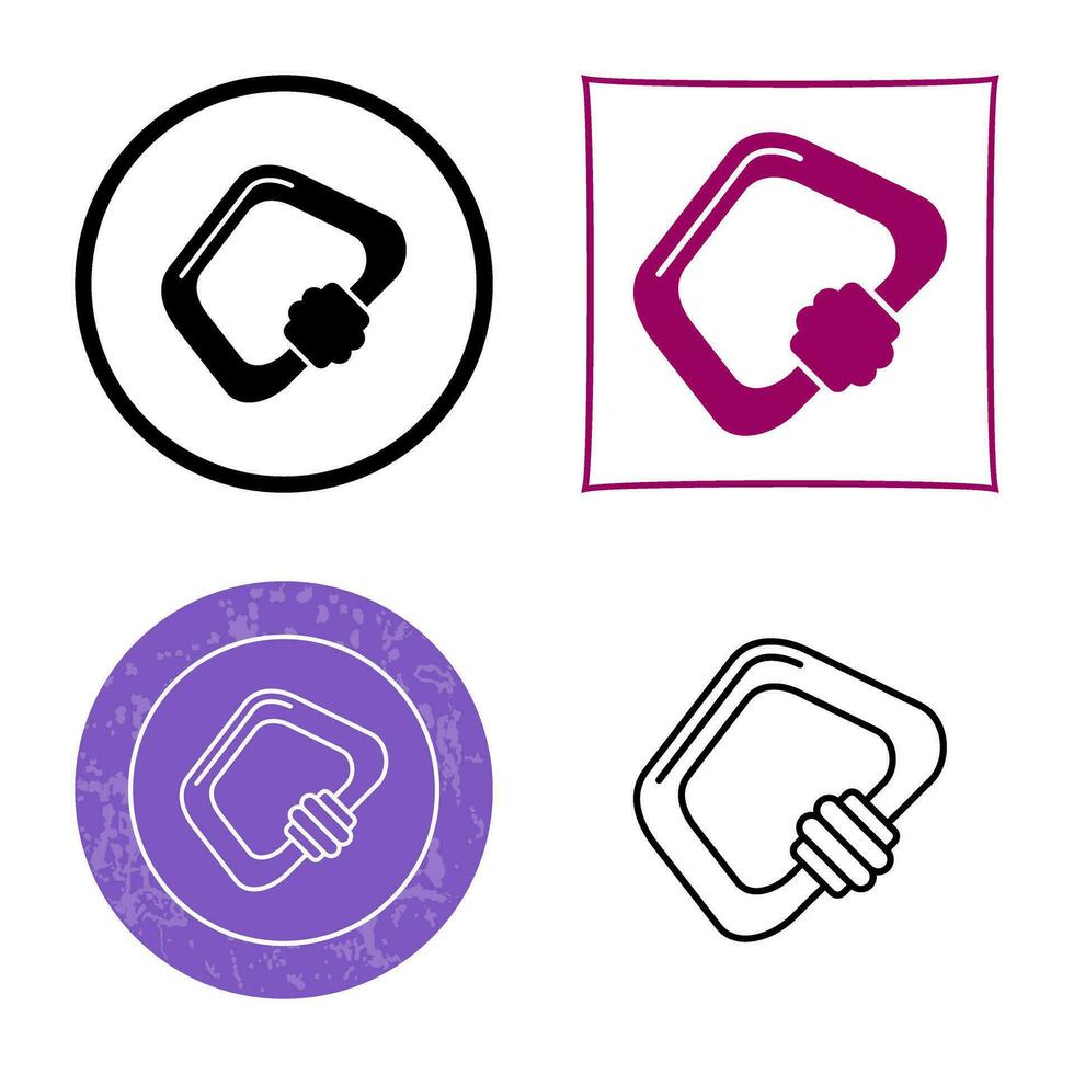 Carabiner Vector Icon
