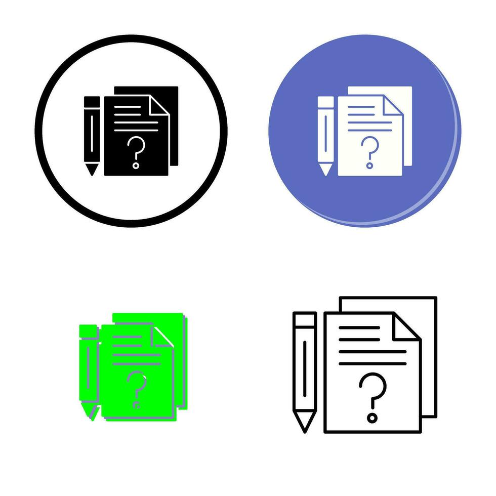 Question Vector Icon