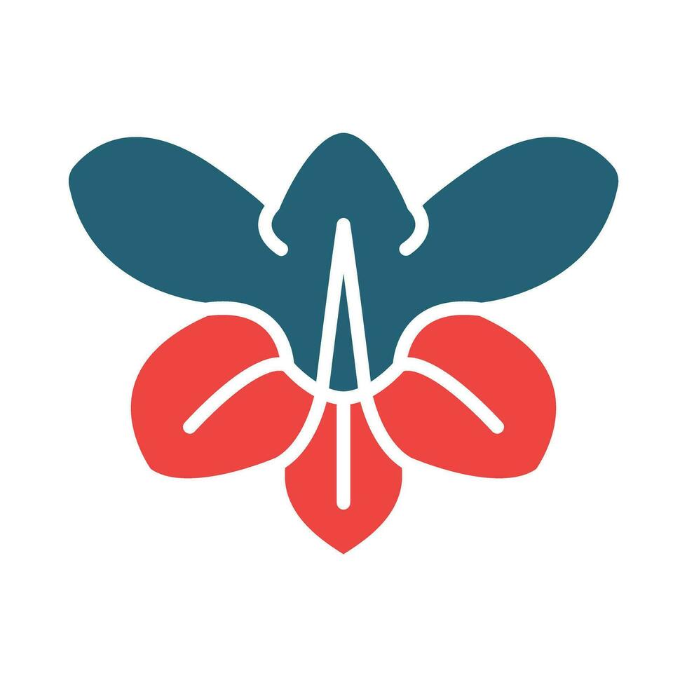 Freesia Vector Glyph Two Color Icon For Personal And Commercial Use.