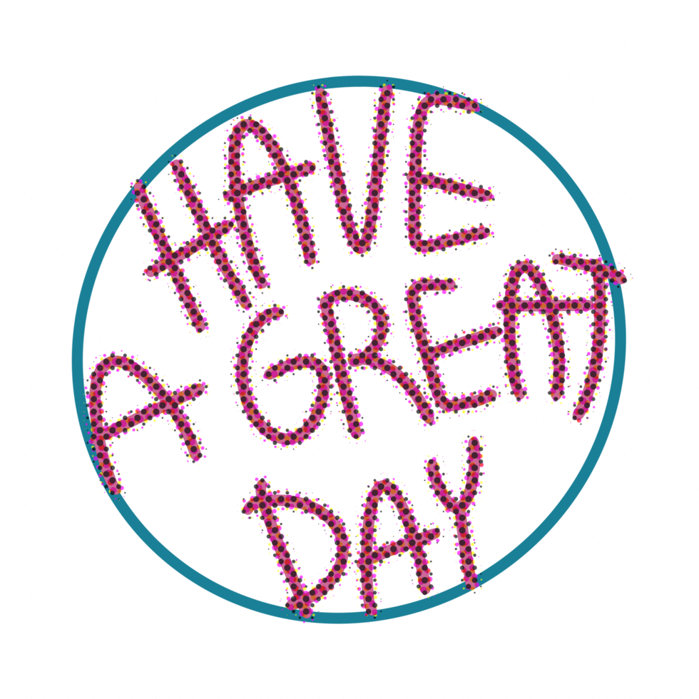 have a great day lettering png