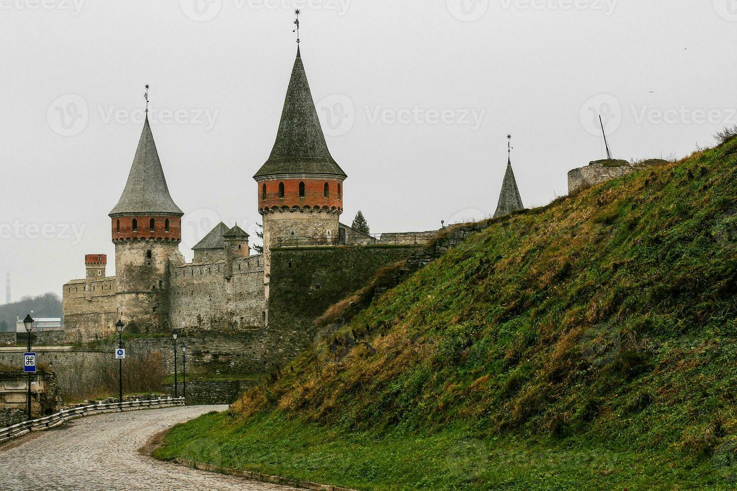 The ancient fortress castle Kamenetz-Podolsky photo
