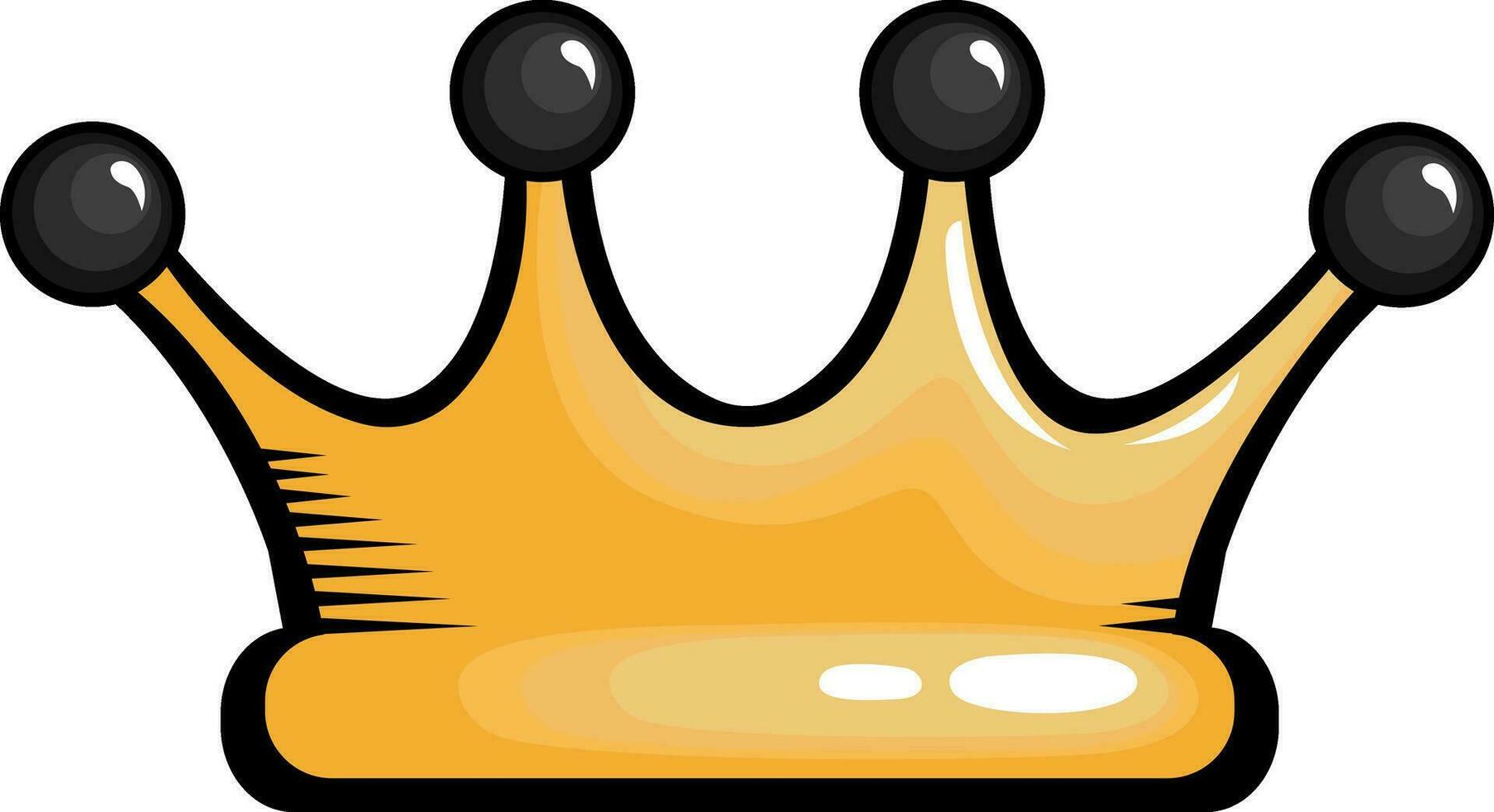 Kings crown tattoo vector